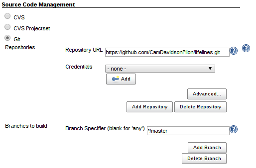 Configure Git address