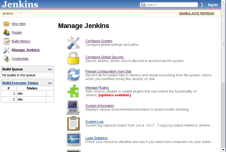 Manage Jenkins