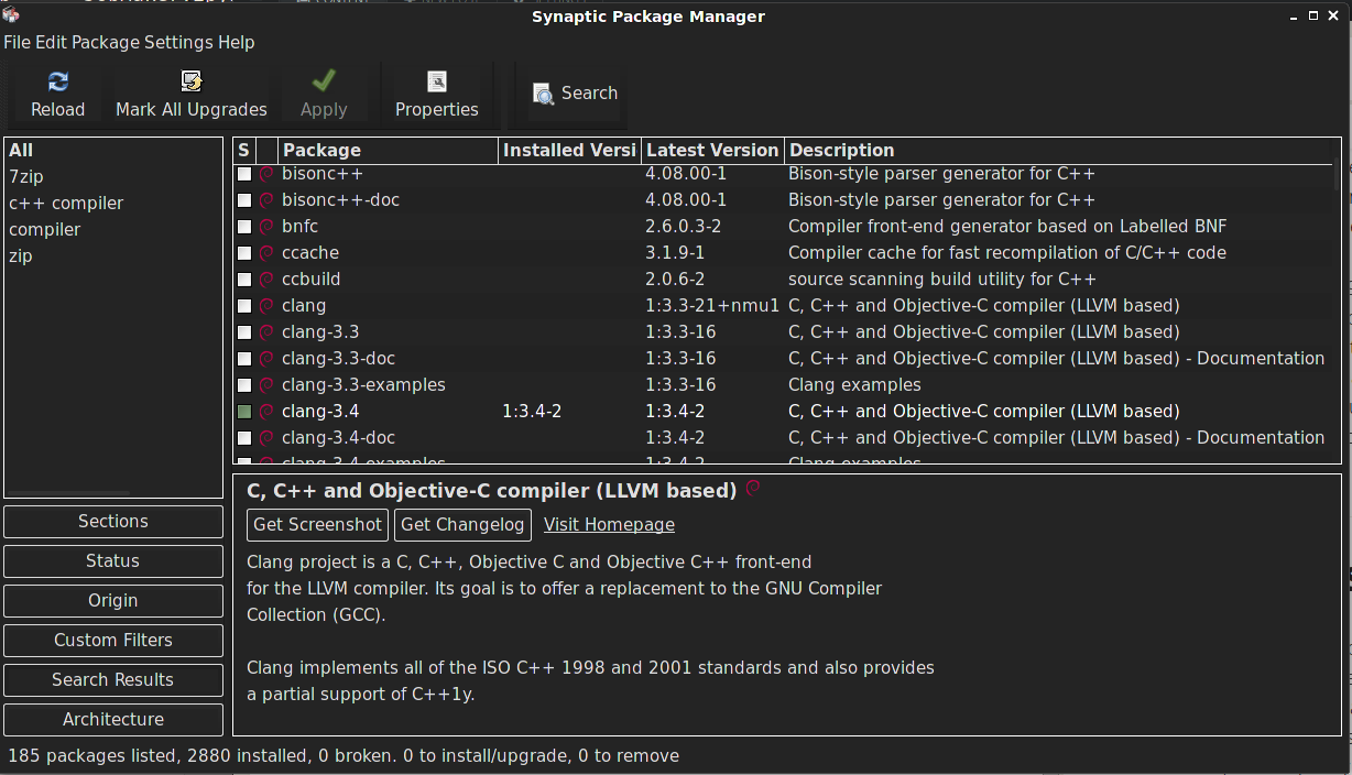 Searching for a compiler